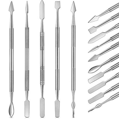 Honoson 5 Pcs Miniature Sculpting Tools, Double-Ended Steel Modeling | 10 Varied Heads for Detailing Plastic Resin Metal Models, work with epoxy clay, Tabletop War Game Mini Sculpting Tools