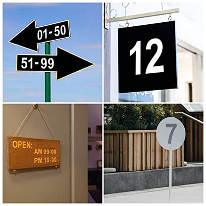 1.5 Inch Number Stencils for Painting - 11 Pack Number Stencil Templates for Curb Address, Cakes, Cookies, Mailboxes and Crafts, Reusable House Numbers Stencils for Wood Signs & Cement Wall Art - size: 1.5 Inch