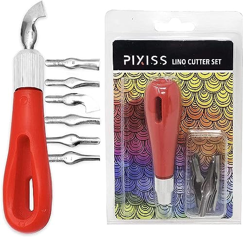 Stamp Carving Blocks (8 Rubber Blocks + Carving Tool) - size: 8 Rubber Blocks + Carving Tool