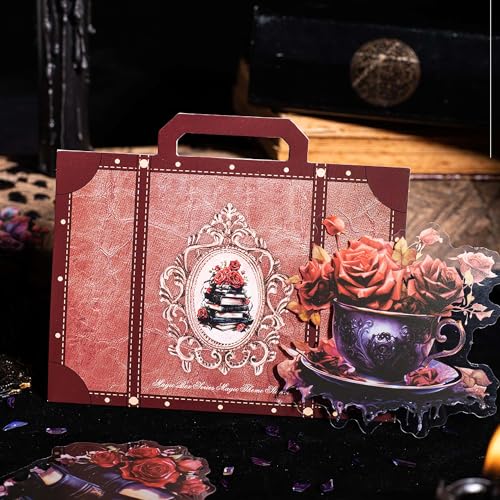 180Pcs Magic Stickers - Scrapbook Stickers Kit for Journaling, Ephemera Packs for Junk Journals, with Organizer - color: Magic Miracle Box