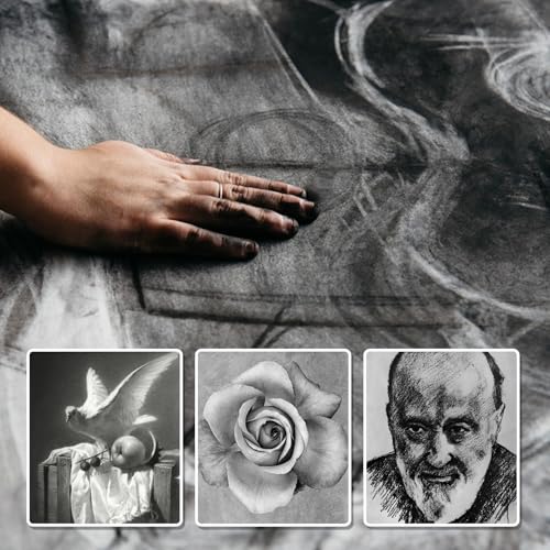 Premium Charcoal Powder for Drawing & Sketching - 2 lbs Fine Art Charcoal, Ideal for Shading, Blending - Professional & Beginner Artist Supplies (2 Pounds) - size: 32 Ounces