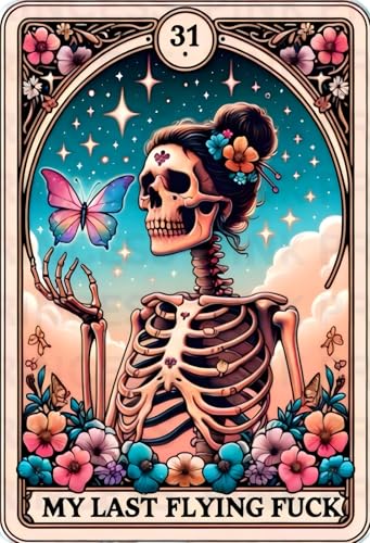 GQYCZZ Skull Diamond Art Kits for Adults，Tarot Skull Last Flying Diamond Painting Kits for Beginners, Round 5D Paint with Diamonds Pictures Gem Art Painting Kits DIY Adult Crafts Kits 12x16inch - color: ZZ31-30X40