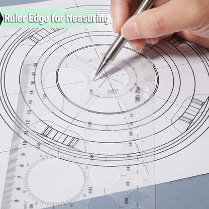 Mr. Pen- Circle Template, Circle Stencil - style: Circle Template, 1 pcs