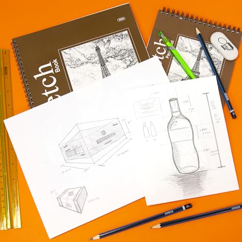 BAZIC Products Spiral Sketch Pad, Top Bound, 6 x 8 in, 50 Sheets, 48-Case - color: 50 Sheets - 6"x8", size: 48-Pack