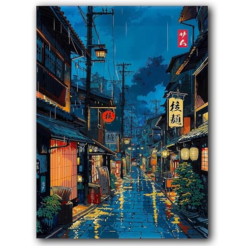 VIGEGU Landscape Paint by Numbers Kit for Adults Beginner 16x20 Inch | Easy Adult Paint by Number Kits on Canvas DIY Painting for Beginners Art by Numbers for Home Wall Decor - color: MT6079