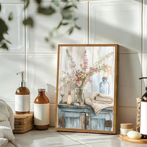 Bathroom Flower Diamond Art Kits for Adults Diamond Painting 12x16 Inch - color: DD139