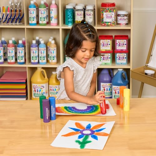 Colorations Jumbo Tempera Paint Sticks - 6 Colors - style: Jumbo Sticks, 6 PK