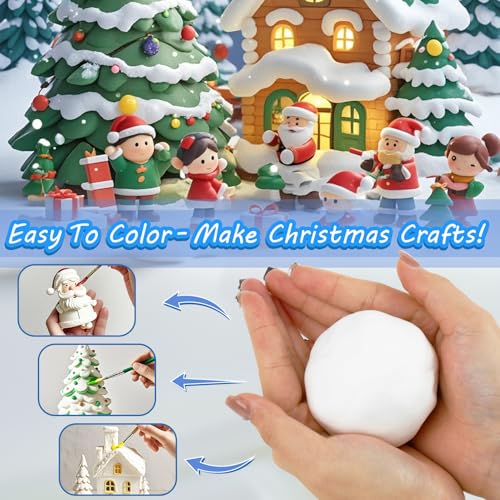 RAINFLOW White Foam Clay - Moldable Cosplay Foam Clay Soft Squishy