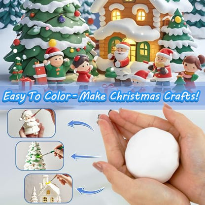 RAINFLOW White Foam Clay - Moldable Cosplay Foam Clay Soft Squishy