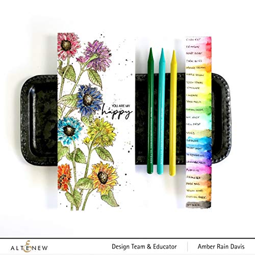 Altenew Woodless Watercolor Pencil 24 Set, Pre-Sharpened, Easy Blending, Artist Watercoloring, Artist Coloring Pencils, Dissolves Smoothly
