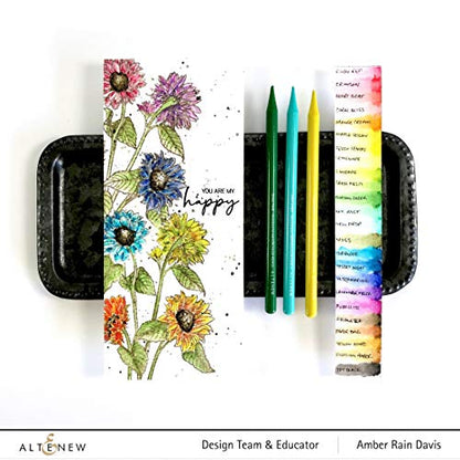 Altenew Woodless Watercolor Pencil 24 Set, Pre-Sharpened, Easy Blending, Artist Watercoloring, Artist Coloring Pencils, Dissolves Smoothly