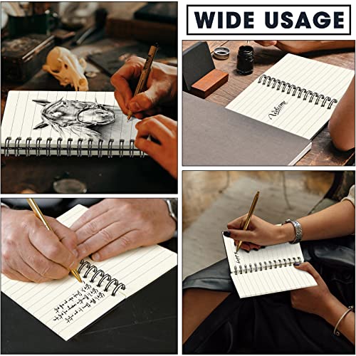 Jutom 18 Pcs Small Spiral Notebook Memo Pad 3x5, Black - color: Black
