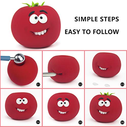 Cutedeer Red Air Dry Clay, 1.1lb Foam Modeling Clay, Soft Squishy Molding for Kids Adults, Arts & Crafts Project Slime Supplies(1.1lb - 1 Pack, Red) - color: Red, size: 1.1lb - 1 PACK