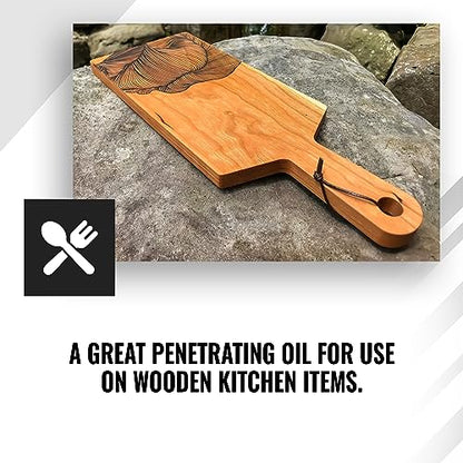Real Milk Paint, Hemp Oil for Wood Finishing, Cutting Boards, Butcher Blocks, Countertops, Wood Utensils, Food Grade, 16 oz - size: 16 Ounce (Pack of 1)