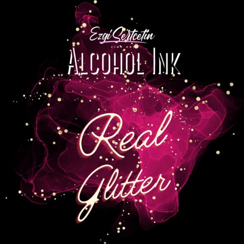 Premium Alcohol Ink by Ezgi Sertcetin (Glitter Tealito) - color: Glitter Tealito