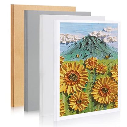 Ctosree 100 Sheets Oil Pastel Paper 180 GSM Pastel Drawing Paper Neutral Toned Paint Paper for Dry Media Oil Pastel Pencil Charcoal Adults Students (Neutral Colors, 5 x 7 Inch) - size: 5 x 7 Inch