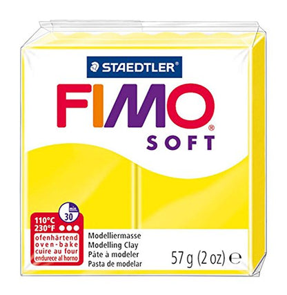 FIMO Soft Polymer Oven Modelling Clay - 57g - Set of 8 - Rainbow Colours