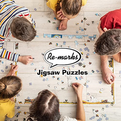 Re-marks Travel Posters, Poster Puzzle, 500-Piece Jigsaw Puzzle for All Ages - style: Travel Posters