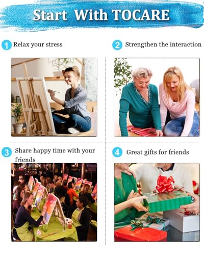 TOCARE Framed Paint by Numbers Kit for Adults Beginners, 12x12inch Cat Paint by Number with Frame,Easy Dragon Li Cat Paint by Numbers Framed Canvas(Without Easel) - color: TC-F-223