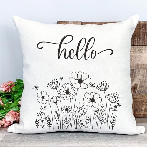 Large Flower Stencils for Wood Walls Wildflower Stencil 13.8" | Reusable Floral Sunflower Lavender Stencils for Painting on Wood Fence Wall Canvas Fabrics Furniture - style: Wildflowers