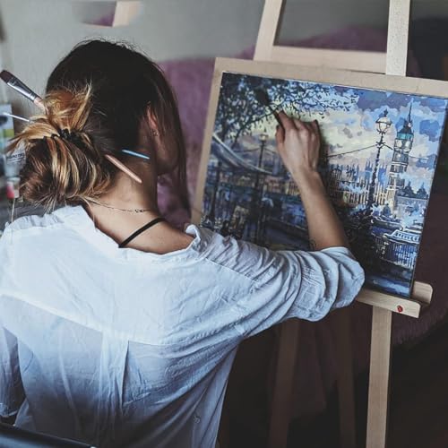 12x16 Canvas for Painting - Artist-Grade Blank Canvases Boards & Panels, Premium White Flat Canvas Bundle for Adults (6 Pack) - size: 12*16-BL-6
