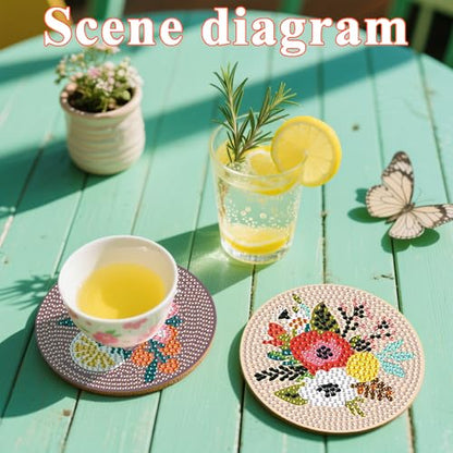 Gem Dots Craft Arts Supplies Party Home Decor 8pcs - color: Eflower