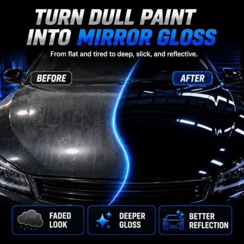 Ceramic Coating for Cars, High Shine Ceramic Coating, 17.5 oz | Quick Effect Coating Agent for Car, Long-lasting Hydrophobic, UV & Stain Resistant, for Window Glass, Wheels, Trim,with Towel - color: 1PCS