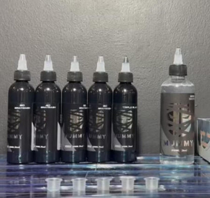 Mummy Premium Tattoo Ink Mixing Solution – Perfect for Graywash Shading & Color Dilution 8oz (240ml) Bottle