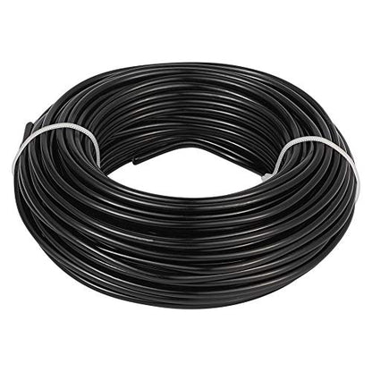 65.6 Feet 3.5mm Aluminum Wire Black Bendable Metal Craft Wire for Beading Jewelry Craft Making - color: Round-Black, size: 3.5mm