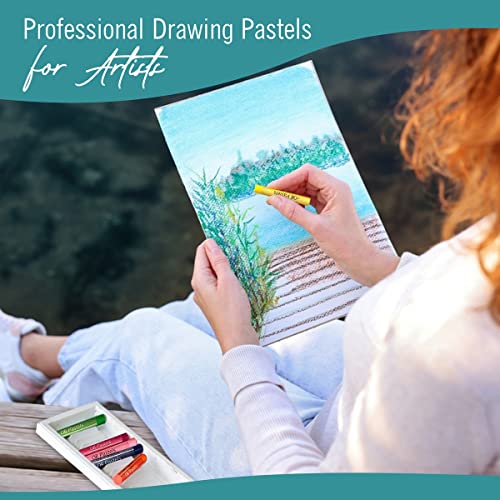 EXTRIC Oil Pastels 36 Colors - Art Supplies for Kids and Artists, Soft Crayons - size: 36 Count (Pack of 1)
