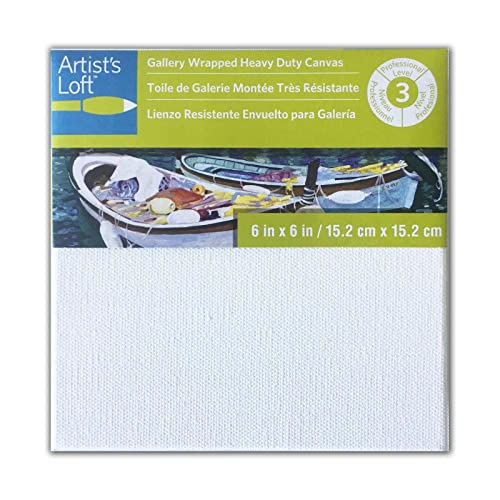 Artist's Loft Level 3 Gallery Wrapped Heavy Duty Canvas - size: 6 x 6