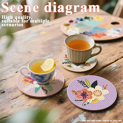 Gem Dots Craft Arts Supplies Party Home Decor 8pcs - color: Eflower