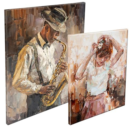 Centurion Deluxe Professional Oil Primed Linen Stretched Canvas, 11oz Linen, 8x10 - Box of 6, 0.67" Deep Canvases, Kiln-Dried Stretchers, Back Stapled, Premium Medium Weight Canvas for Oil Paintings - size: 8"x10"