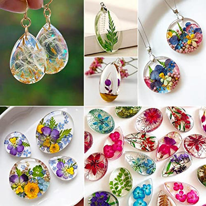 Resin Jewelry Molds for Casting - Silicone Molds for Epoxy Resin, Pendant Mold for DIY Gem Cabochon, Earring, Necklace Jewelry Making - color: Pendant Mold