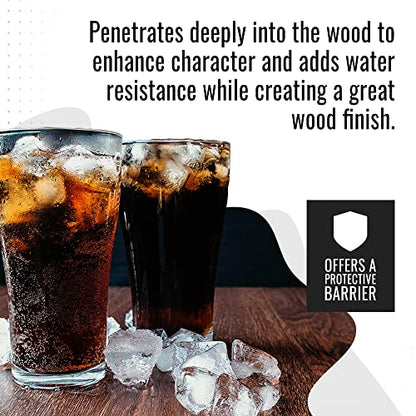 Real Milk Paint, Pure Tung Oil for Wood Finishing, Cutting Boards, Outdoor Furniture, Butcher Blocks, Wood Flooring, Food Grade, Waterproof, 16 oz - size: 16 Fl Oz (Pack of 1)