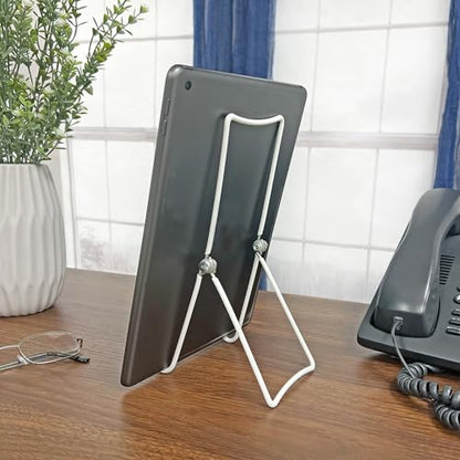GIBSON HOLDERS 3A Adjustable White Wire Display Easel, 3.625" W x 4" D x 8.75" H, Pack of 12 - size: 12-Pack