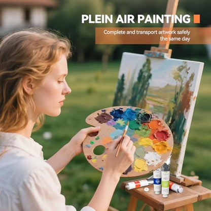 Paul Rubens Oil Paint, 18 Bright Oil Colors Art Supplies with High Saturation, 50ml Large Capacity Tubes, Faster Drying Time with Creamy Texture and Consistency for Artists, Students, Beginners | Art Supplies with High Saturation, Creamy Texture and Consi