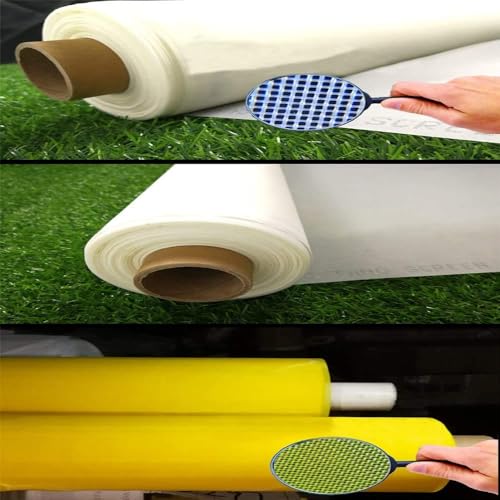 3 Yards 1.27 Meters Silk Screen Printing Fabric Mesh Screen Printing Mesh Wide High Tension Mesh Making Ink Supplies (160 Mesh_64T)