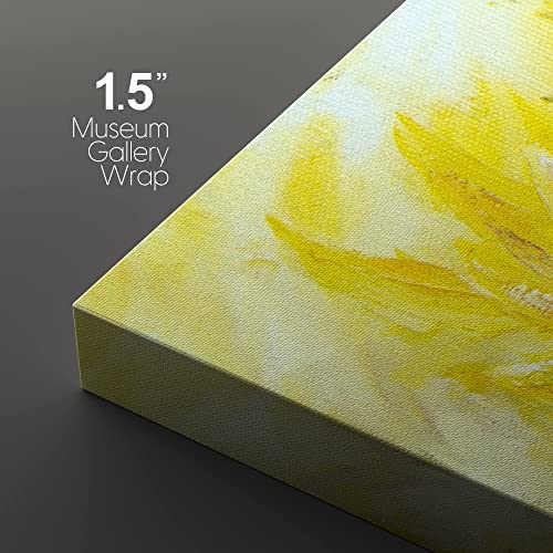wall26 - 3 Piece Canvas Wall Art - Sunflowers in Oil Painting Style - Modern Home Art Stretched and Framed Ready to Hang - 16"x24"x3 Panels - color: Artwork - C205, size: 16" x 24" x 3 panels