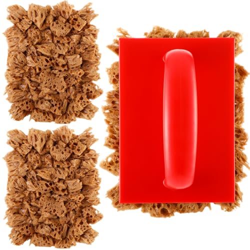 Threlaco 2 Pcs Large Sponge Paint Roller for Painting Sea Texture Sponge for Painting Art Coatings Natural Brush Paintings Texture Repair Home Wall Decorating