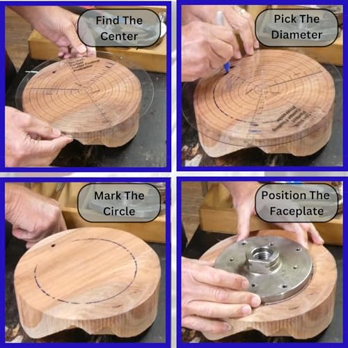 250mm Round Center Finder and Circle Maker - size: 250mm