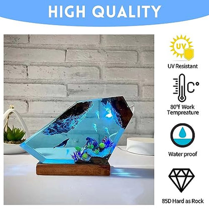 Epoxy Resin Kit, 4 Gallon Epoxy Resin Crystal Clear Not Yellowing No Bubble Self Leveling for DIY Molds Wood Jewelry Table Tops Bar Top Casting Coating Crafts Supplies Easy Mix 1:1 Ratio - size: 4 Gallon
