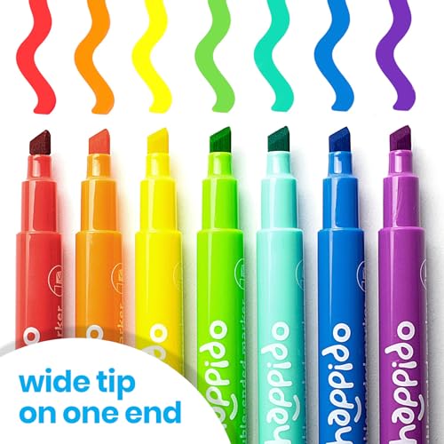 International Arrivals Happido Double-Sided Markers for Kids, Set of 36 - style: 36 Count - Double Ended