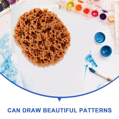 UPKOCH Reusable Natural Sea Sponge Painting Tool 5.90X4.72X2.75In Texturing Sponge for Wall Art Decorative Crafts and DIY Painting Projects