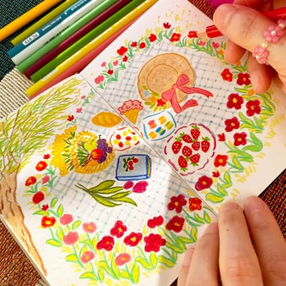 Mix Media Pad,3.5"x5.5" Small Hardcover Leather Art Sketchbook,60 Sheets(112lb/180gsm) Heavyweight Acid Free Artistic Painting Drawing Sketching Paper, Handy Pocket Journal Sketchbook.Taro Purple - color: 180gsm-taro purple