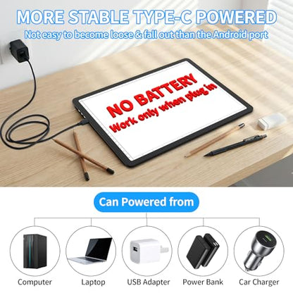 LEACUBER A4 Tracing Light Box with Bag, Magnetic Diamond Art Light Board with Side Buttons, Super Bright Light Pad for Diamond Painting, Corded Light Table for Sketching, Drawing, Weeding Vinyl - size: A4 with Carry Bag