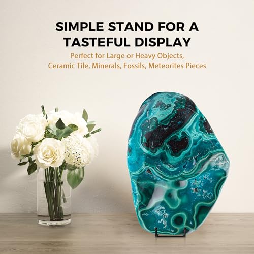 TR-LIFE 14 Inch Heavy Duty Plate Stand (2 Pack) - Metal Display Easel for Large Plates, Platters, Picture Frames, Signs, and Posters - size: 14 Inch