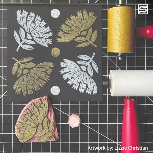 Speedball 3808 Water Soluble Block Printing Ink – Bold Color With Satin Finish AP Non-toxic 8 Fl. Oz., Violet - color: Violet