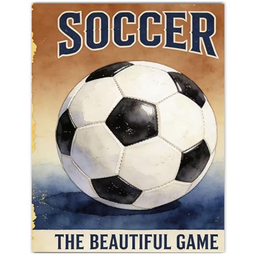 CRZMODE Soccer Paint by Numbers Kit for Adults, Soccer Paint by Numbers for Adults, Acrylic Painting Crafts for Home Decor Gift 16x20inch - color: Soccer(16X20")