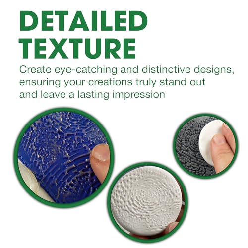 AVES Co Rubber Texture Clay Stamp - Make Impression w/Christi Friesen Stamp - style: Van Gogh